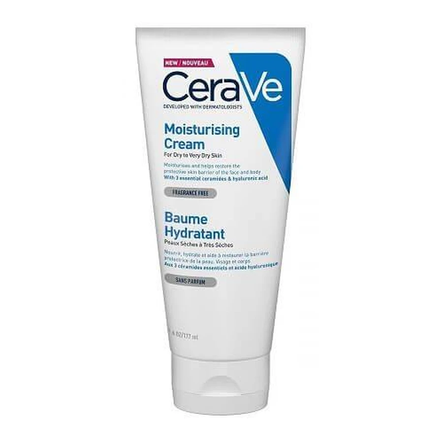 CeraVe hydraterende crème voor gezicht & lichaamsverzorging voor droge tot zeer droge huid 177gr