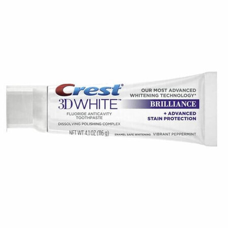 Witte Brilliance 3D Tandpasta, 116 gr, Crest