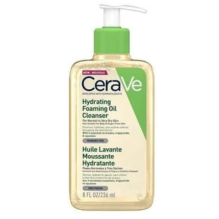 CeraVe | Huile Nettoyante Moussante Hydratante Huile Nettoyante pour Peaux Sèches et Sèches Peaux Sensibles | 236ml
