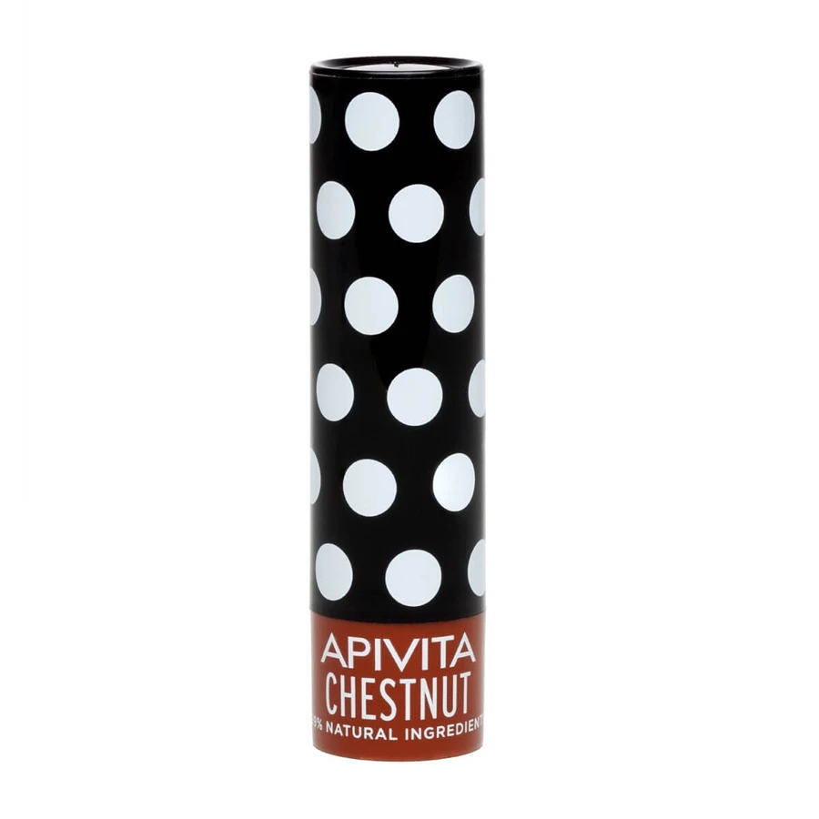 Apivita | Îngrijire hidratantă pentru buze Castan cu culoare | 4,4g