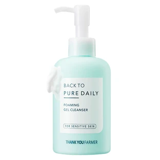 Thank You Farmer | Back To Pure Daily Foaming Gel Cleanser | Gel spumant de curățare bogat în factori de hidratare | 200ml