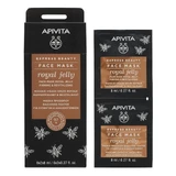 Apivita | Express Beauty | Masque visage à la gelée royale pour raffermir et régénérer | 2x8ml
