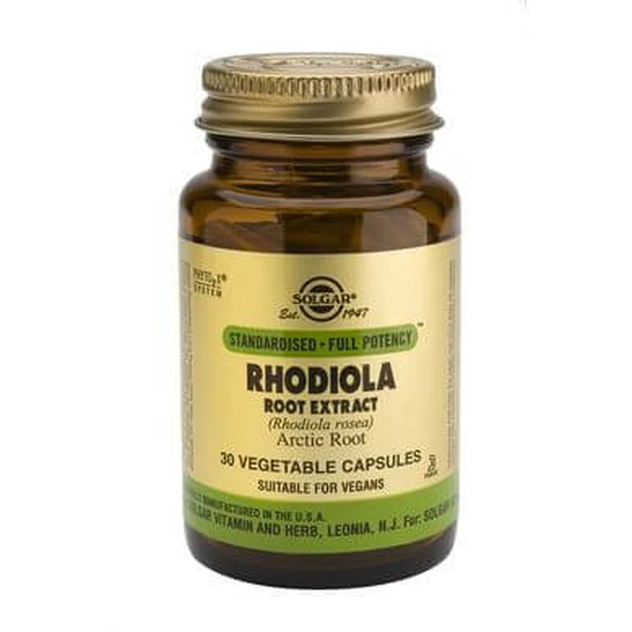 Solgar Rhodiola Root Extract 60 cps wegetariańskie: ceny i cechy