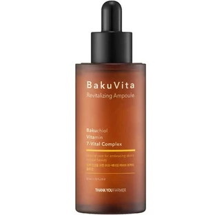 Mulțumesc fermier | BakuVita Revitalizant Ampoule Anti-Aging Ser pentru față | 50ml