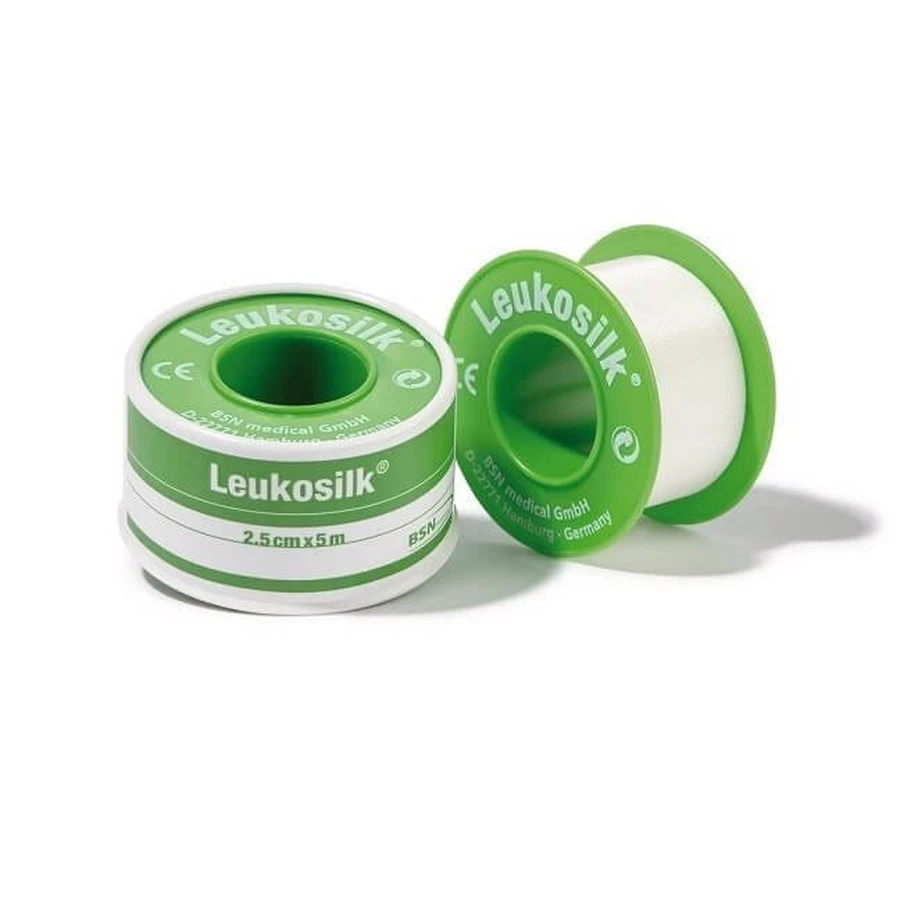 Banda autoadezivă Leukosilk BSN MEDICAL 2,5 cm x 4,6 m