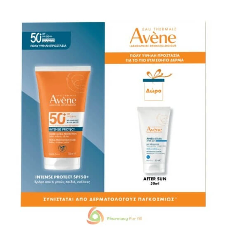 AVENE Coffret Protection Intense SPF50+ 150ml & Cadeau Avène Lait Restructurant Après Soleil 50 ml