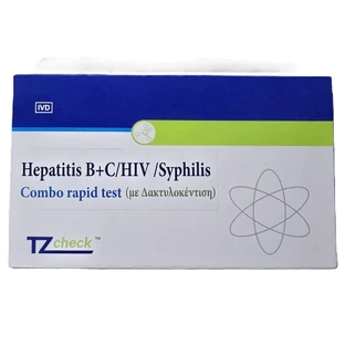 TZ CHECK snelle test hepatitis B+c hiv syfilis hepatitis B+c hiv syfilis snelle opsporingstest 1 item