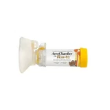 TRUDELL Aerochamber Plus Resistive Aerochamber mit Flow-Vu Inhalationsindex Kinder mit Maske