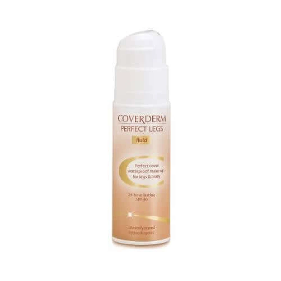 COVERDERM Perfect Legs Fluid wodoodporny do makijażu nóg i ciała SPF40 No.59 75ml: ceny i cechy