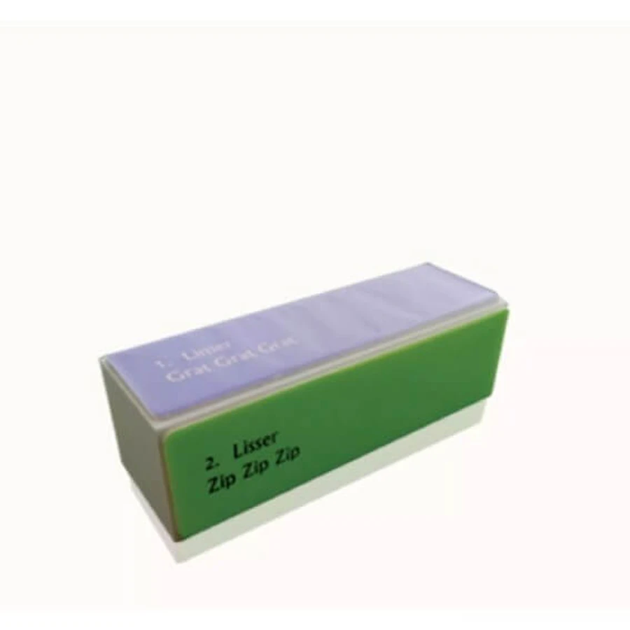 BEAUTY SPRING 581 Buffer Polishing Nail Polish Square Block 4 Sides