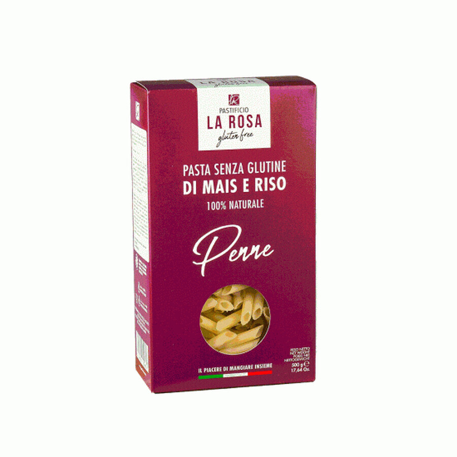 Gluten-free penne pasta, 500 gr, La Rosa