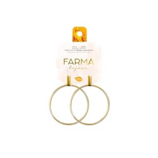 FARMA BIJOUX Hypoallergene Oorbellen Verguld 40mm