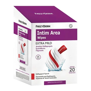 FREZYDERM Intim Area Wipes Salviettine detergenti per aree sensibili 20 pz.