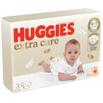 Pañal nº 3 Extra Care, 5-9 kg, 72 uds, Huggies