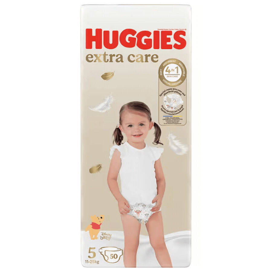 Scutece Nr.5 Extra Care, 11-25 kg, 50 buc, Huggies 