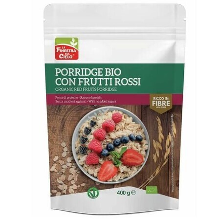 Porridge ai frutti rossi, 400 gr, La Finestra Sul Cielo