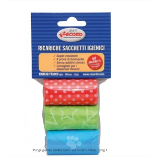 Record Dog Hygienic Bags - set 3 rotoli x 10 pezzi