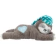 TRIXIE Leneș cu Simulator de Bătăi de Inimă, jucărie interactivă câini junior XS-XL, cu sunet, pluș, maro și albastru, 34cm