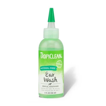 TROPICLEAN, hygiëneoplossing voor hondenoren, verzachtend, fles met applicator, 118ml