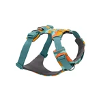 RUFFWEAR Front Rage Spring Mountains, dubbel harnas (borst&rug) hondentraining, verstelbaar, reflecterend, groen en oranje, XS(33-43cm)