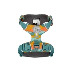RUFFWEAR Front Rage Spring Mountains, dubbel harnas (borst&rug) hondentraining, verstelbaar, reflecterend, groen en oranje, XS(33-43cm)