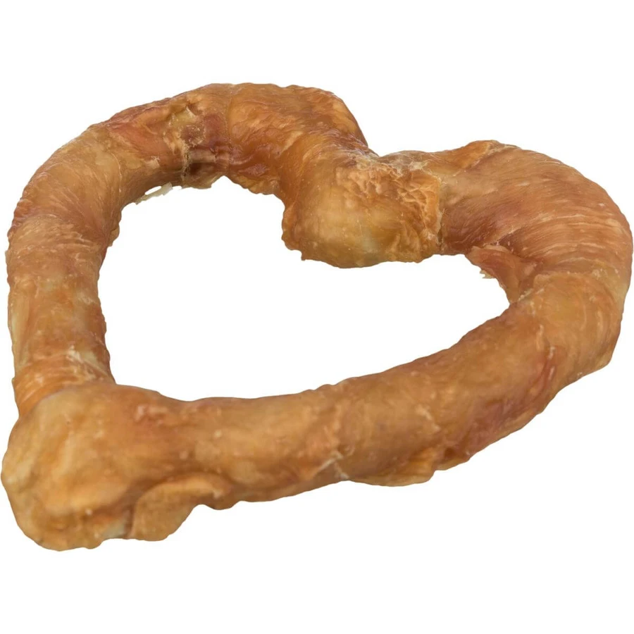 TRIXIE Dentafun Heart, XS-XL, Huhn, getreidefreier Belohnungsbeutel für Hunde, 125g
