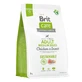 BRIT Care Sustainable Adult Medium Breed, M, Pui și Insecte, hrană uscată câini, sistem digestiv, 3kg