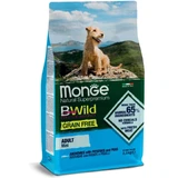 MONGE BWild Adult Mini, XS-S, Ansjovis en Aardappelen, droogvoer, graanvrij, 2,5kg