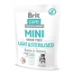 BRIT Care Mini Light &amp; Sterilised, XS-S, Iepure, hrană uscată fără cereale câini sterilizați, 400g