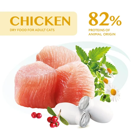 OPTIMEAL, Pollo, cibo secco per gatti, 1,5 kg