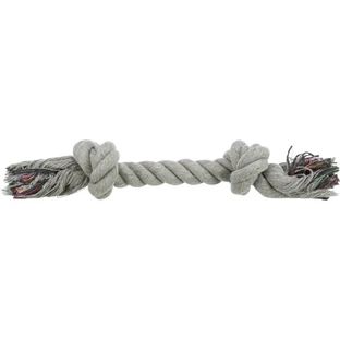 TRIXIE, giocattolo in corda con 2 nodi per cani, 26 cm, multicolore