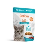 CALIBRA Life Sterilized, Ente, Beutel mit Nassfutter ohne Getreide für sterilisierte Katzen, (in Sauce), 85g