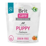 BRIT Care Grain-Free Puppy, XS-XL, saumon, nourriture sèche sans céréales pour chiens juniors, peau et poils, 1kg