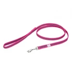 JULIUS-K9 Color & Gray, guinzaglio antiscivolo con maniglia per cani, 30 kg, tessuto, nastro, 14 mm x 1,2 m, rosa