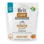 BRIT Care Senior & Light, XS-XL, Salmone, cibo secco senza cereali per cani anziani, obesità, 1kg