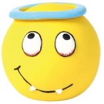 Trixie, Smiley-Ballspielzeug für Hunde, mit Sound, Latex, 6cm, multicolor