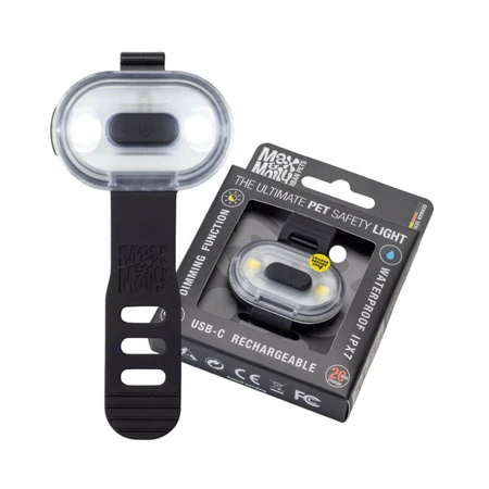 MAX & MOLLY Matrix Ultra Led, accessoire d'éclairage pour chien, noir