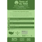 TASTE OF THE WILD Rocky Mountain, Venison en Zalm, graanvrij droogvoer voor katten, 6.6kg
