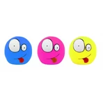 PAWISE Cheerful Face, juguete para perros, S-L, vinilo, actividades físicas, multicolor, 9,5 x 7 x 10, ⌀9,5 cm