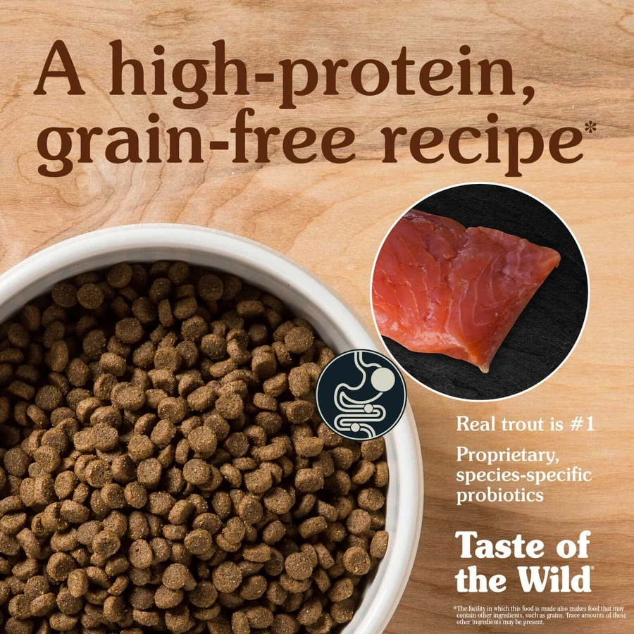 TASTE OF THE WILD Canyon River, Forelle und Lachs, getreidefreies Katzentrockenfutter, 2kg