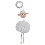Trixie, pecora giocattolo con corda, gatti, peluche, multicolore, 20 cm