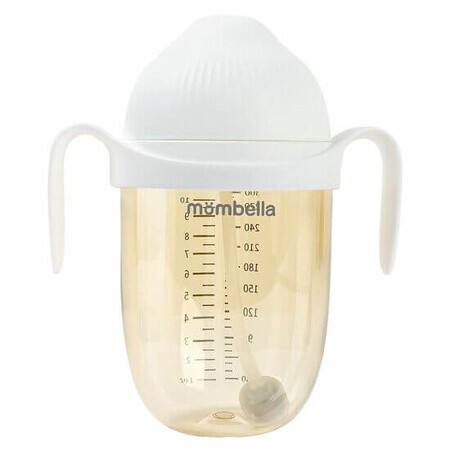 Biberon Anticolic Simil-Mano, Avorio, 300 ml, Mombella