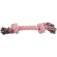 TRIXIE, giocattolo in corda con 2 nodi per cani, 40 cm, multicolore