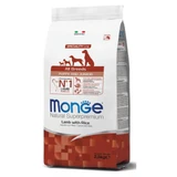 MONGE Natural Superpremium Monoprotein Puppy&Junior, XS-XL, miód i ryż, sucha karma dla młodszych psów, 2,5 kg