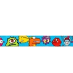 MAX & MOLLY Little Monsters, hondenriem, polyester, blauw, M(1,2m x 2cm)
