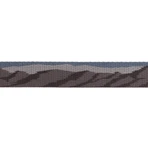 RUFFWEAR Flat Out Rocky Mountains, collare regolabile per cani, blu e grigio, L(51-66 x 2,5 cm)