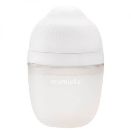 Biberon, 100% silicone, ivoire, 210 ml, Mombella