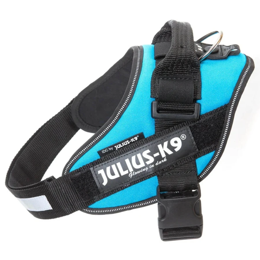 JULIUS-K9 IDC Power, pettorina per cani, L, 23-30kg, acqua marina