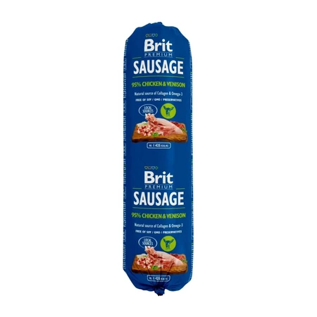 BRIT Premium, kurczak i dziczyzna, salami, karma mokra dla psów, 800g: ceny i cechy