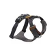 RUFFWEAR Front Rage Moonlight Mountains, harnais double (poitrine et dos) pour chien de dressage, réglable, réfléchissant, marron et gris, S(56-69cm)